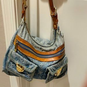 Authentic Louis Vuitton Denim PM Baggy